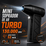 AirMax - Soprador de Ar Turbo Ideal Para Limpeza Sem Fio 130000RPM Jato Forte - Entrega Grátis