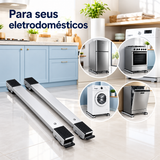RodaMax – Suporte Deslizante Ajustável com Rodinhas Para Eletrodomésticos Pesados Suporta Até 200Kg - Entrega Grátis