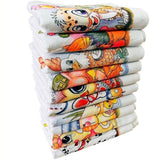 Kit 30 Panos de Prato Estampados Algodão 100% Grandes 35x60cm