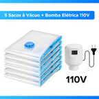 Kit Compact Max - Saco a Vácuo + Bomba Elétrica - Entrega Grátis