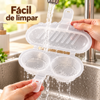 EggFast - Forma Omeleteira Para Micro-Ondas Livre de BPA Prática e Rápida Sem Sujeira - Entrega Grátis