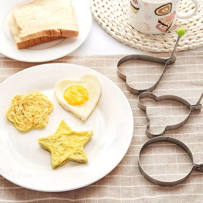 Kit 5 Forminhas - Molde Forma Omeleteira Para Panqueca Ovo Frito e Biscoitos - Entrega Grátis
