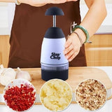 SlapChop - Triturador de Alimentos Manual Com Lâminas Rotativas - Entrega Grátis
