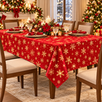 Toalha de Mesa Natalina Premium Luxuosa e Elegante - Entrega Grátis