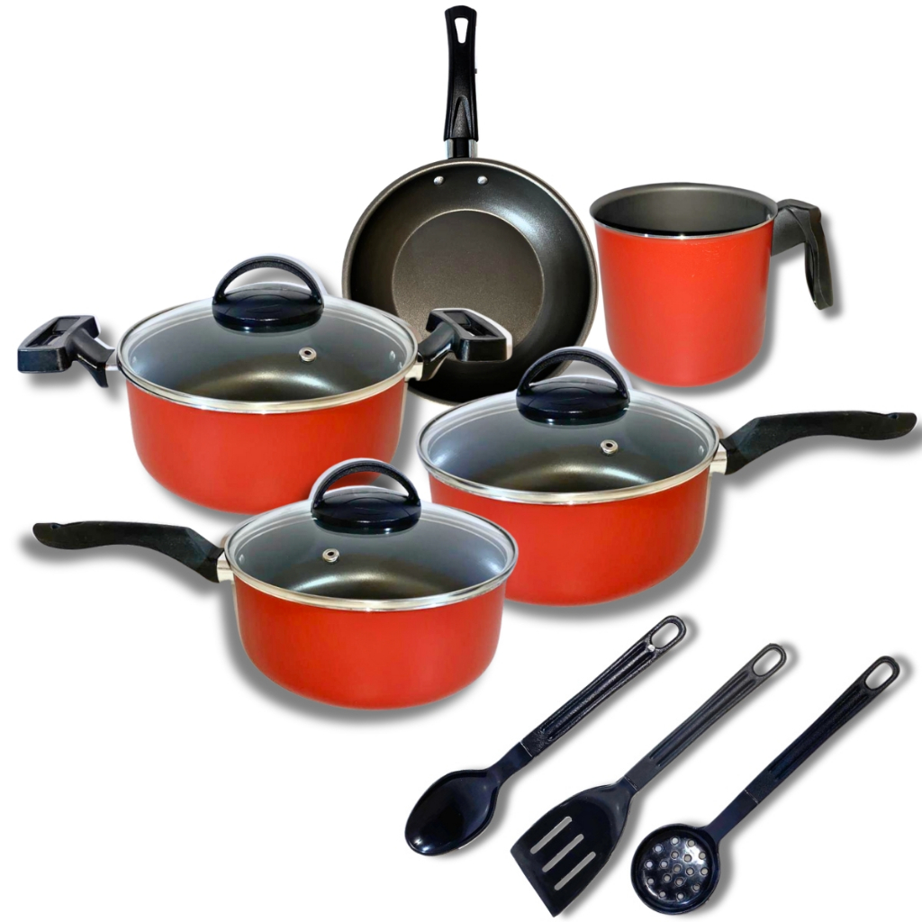 Jogo de Panelas 8 Peças Antiaderente