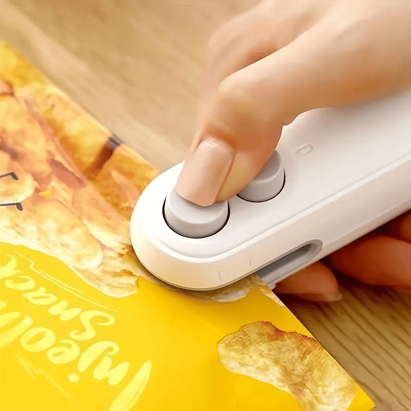 EasySeal - Mini Máquina Seladora de Plástico Recarregável - Entrega Grátis