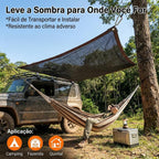Rede de Sombreamento Premium Impermeável 90% Proteção Solar Instalação Rápida e Proteção UV - Entrega Grátis