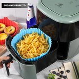 Kit 5 Formas de Silicone Air Fryer e Microondas - Entrega Grátis