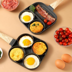 Frigideira Antiaderente 3 em 1 com Divisórias