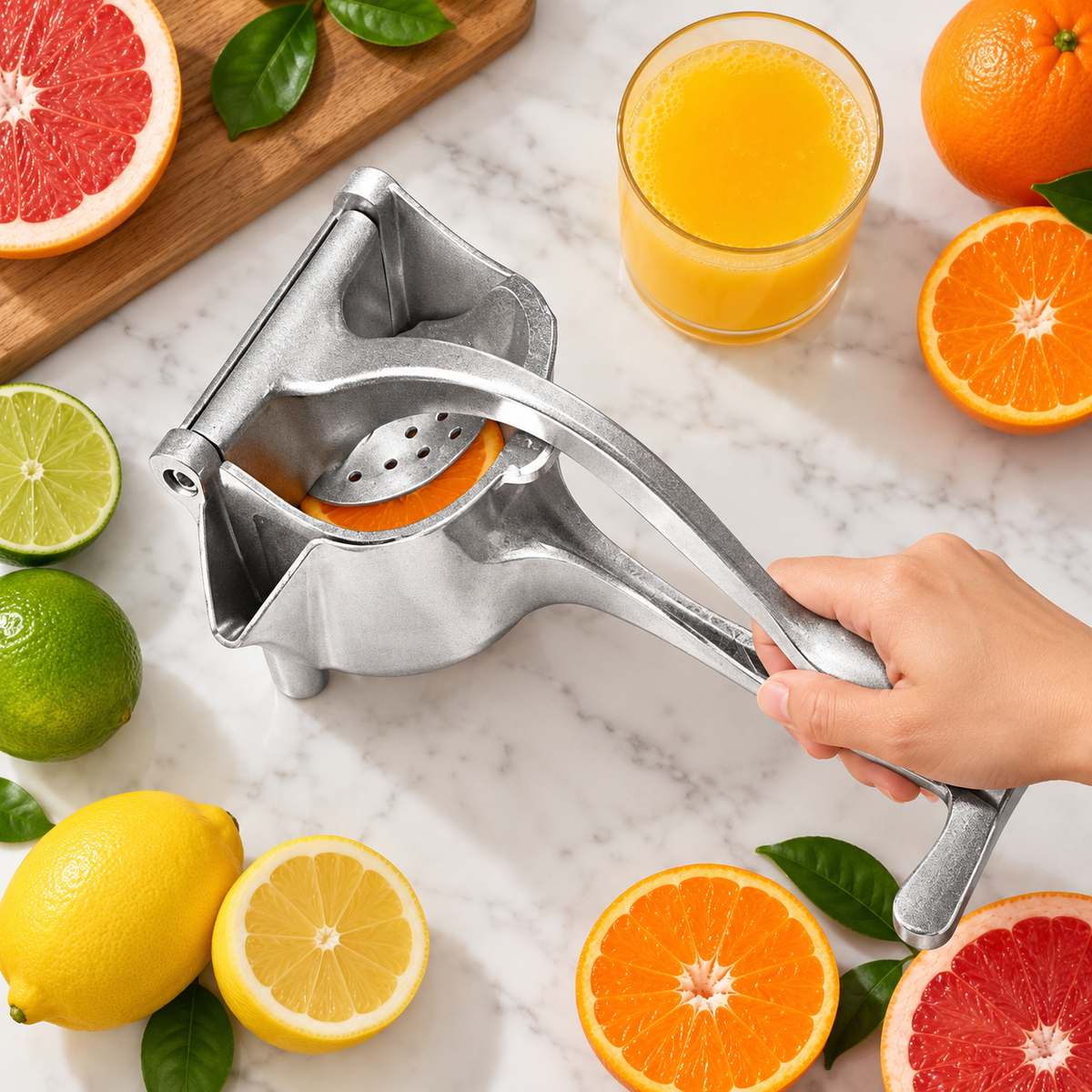 PraticJuicer - Espremedor De Frutas Multifuncional Prático e Sem Esforço - Entrega Grátis