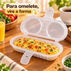 EggFast - Forma Omeleteira Para Micro-Ondas Livre de BPA Prática e Rápida Sem Sujeira - Entrega Grátis