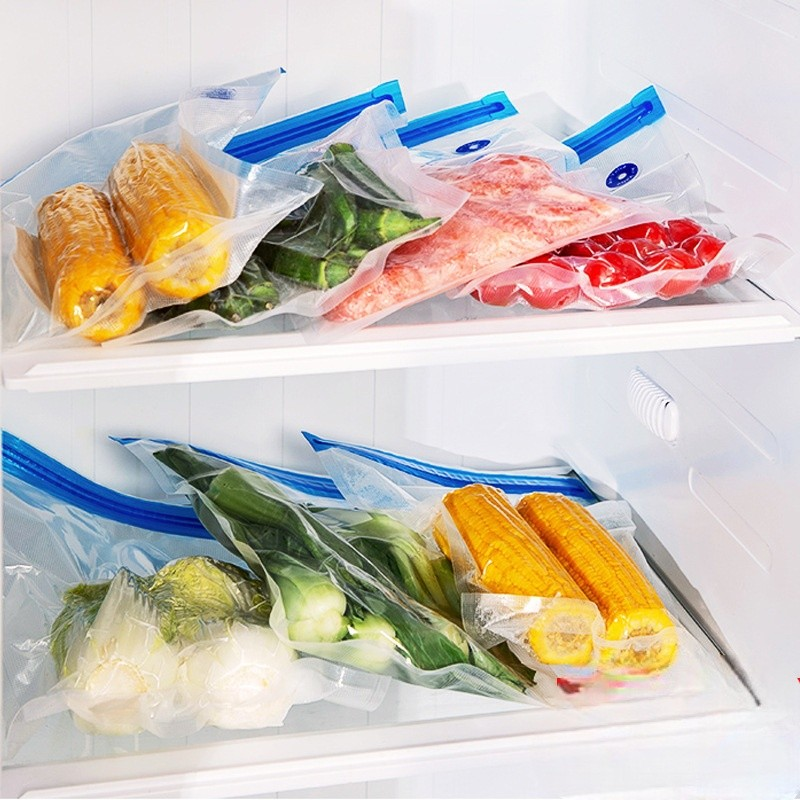 Conjunto 5 Sacos a Vácuo com Bomba Recarregável