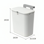 CleanFix - Lixeira Suspensa 9 Litros com Tampa