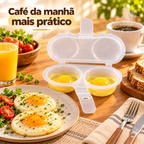 EggFast - Forma Omeleteira Para Micro-Ondas Livre de BPA Prática e Rápida Sem Sujeira - Entrega Grátis