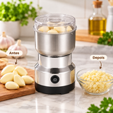 Triturador Multifuncional Elétrico de Alimentos em Inox Prático InoxGrinder