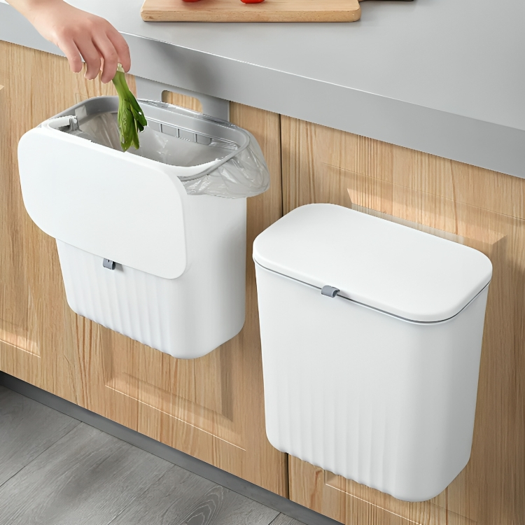 CleanFix - Lixeira Suspensa 9 Litros com Tampa