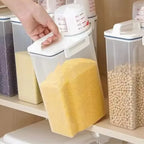 Potes Herméticos Com Medidor Integrado Para Alimentos e Condimentos - Entrega Grátis