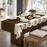 Toalha de Mesa Retrô Europeia Luxuosa e Elegante - Entrega Grátis
