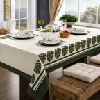 Toalha de Mesa Retrô Europeia Luxuosa e Elegante - Entrega Grátis