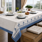 Toalha de Mesa Retrô Europeia Luxuosa e Elegante - Entrega Grátis