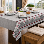 Toalha de Mesa Retrô Europeia Luxuosa e Elegante - Entrega Grátis