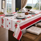 Toalha de Mesa Retrô Europeia Luxuosa e Elegante - Entrega Grátis