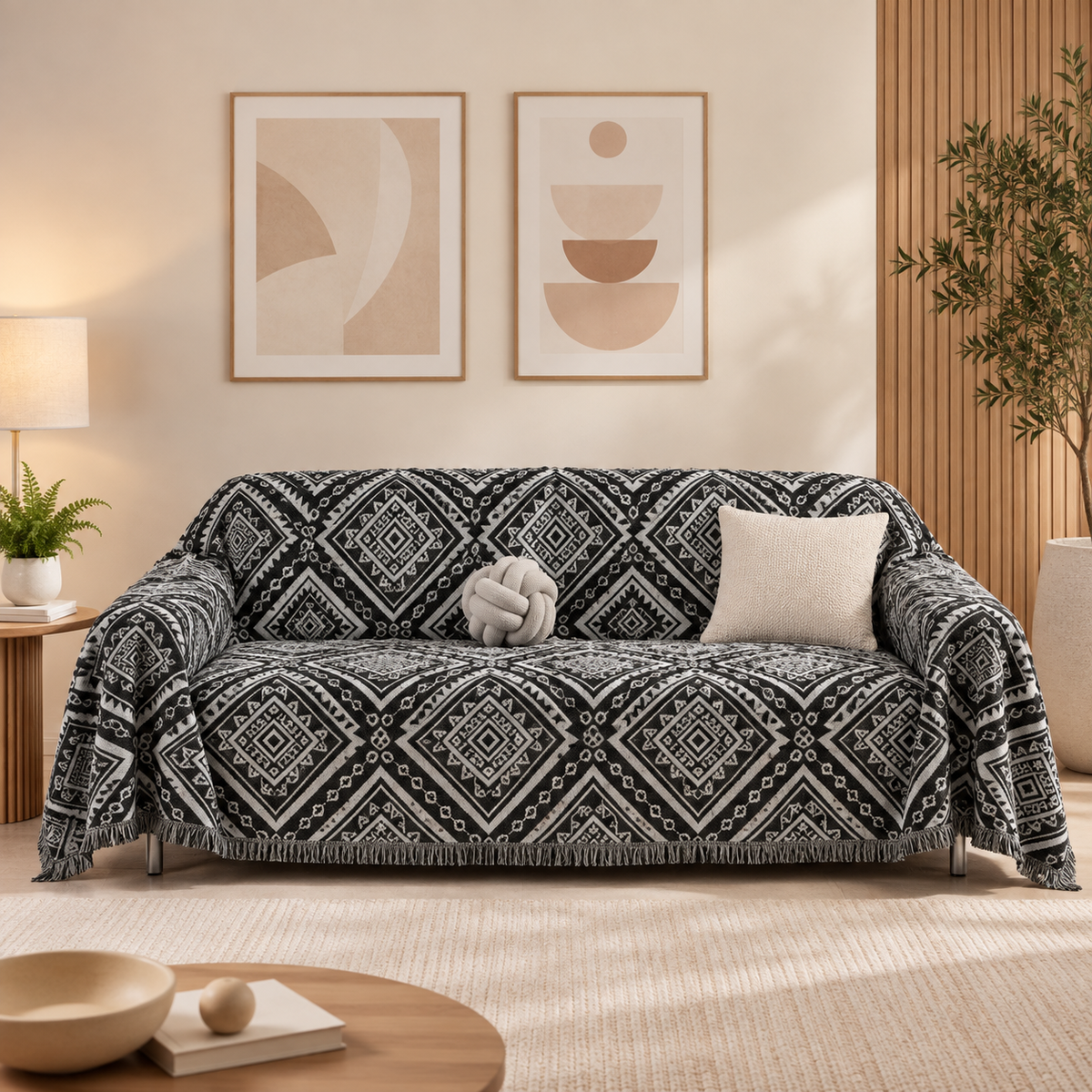 Manta Para Sofá de Luxo Estilos Abstratos Super Macia e Confortável - Entrega Grátis