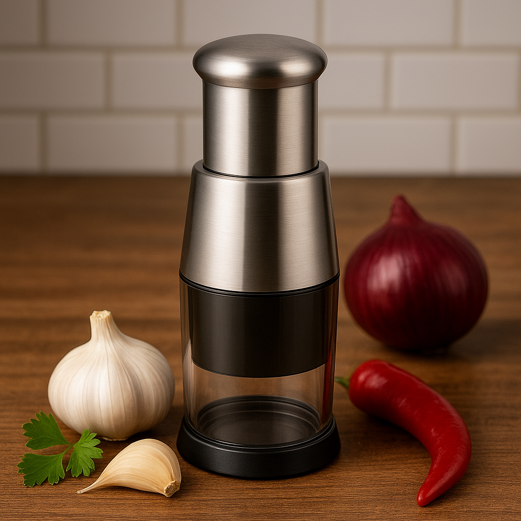 Inoxcut – Espremedor De Alho Manual Rápido e Sem Bagunça + Entrega grátis