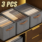 EcoBox - Caixas Organizadoras de Roupas Dobráveis Resistentes e Duráveis - Entrega Grátis