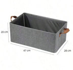 EcoBox - Caixas Organizadoras de Roupas Dobráveis Resistentes e Duráveis - Entrega Grátis