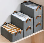 EcoBox - Caixas Organizadoras de Roupas Dobráveis Resistentes e Duráveis - Entrega Grátis