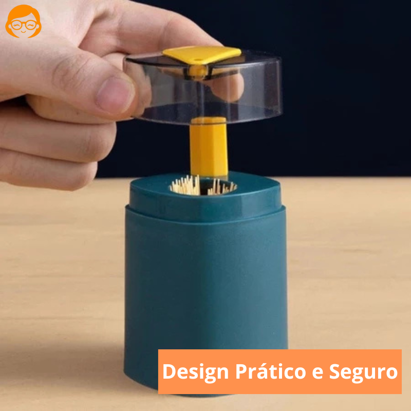 PalitoPop - Dispensador Automático de Palitos de Dente [COMPRE 1 LEVE 2] - Entrega Grátis