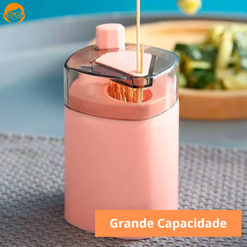 PalitoPop - Dispensador Automático de Palitos de Dente [COMPRE 1 LEVE 2] - Entrega Grátis