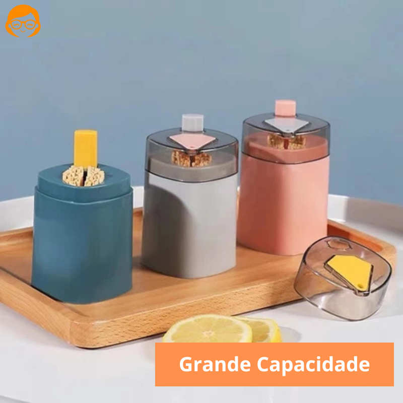 PalitoPop - Dispensador Automático de Palitos de Dente [COMPRE 1 LEVE 2] - Entrega Grátis