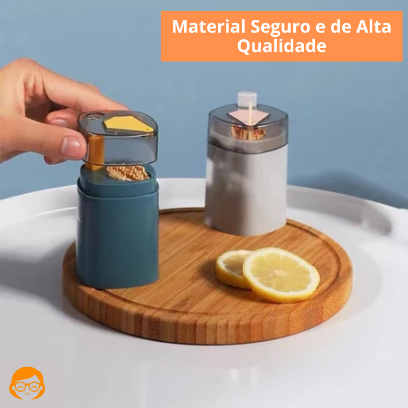 PalitoPop - Dispensador Automático de Palitos de Dente [COMPRE 1 LEVE 2] - Entrega Grátis
