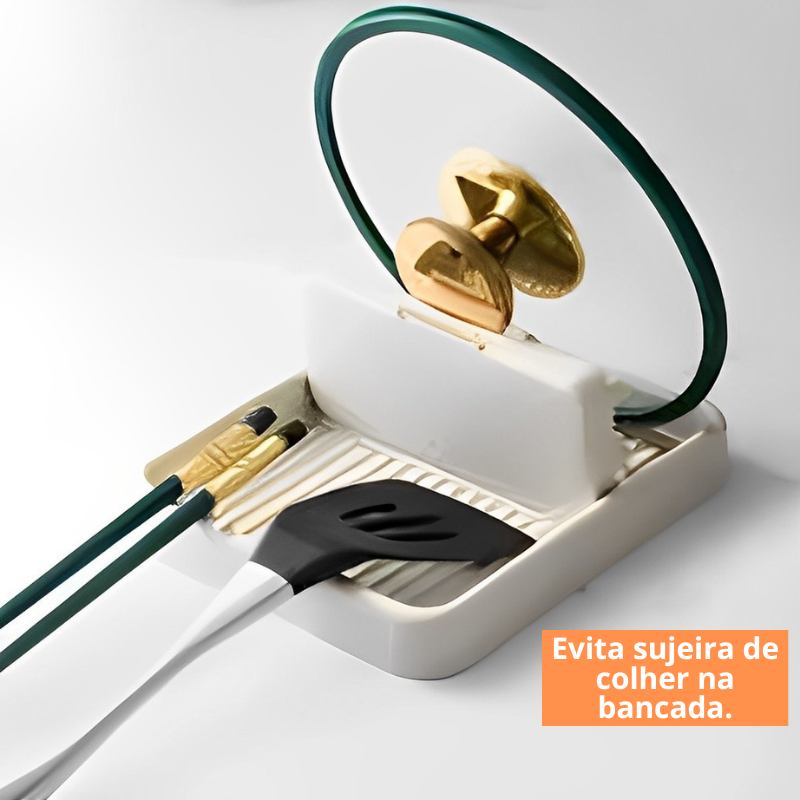 Organix - Suporte Para Tampas De Panelas Talheres - Entrega Grátis