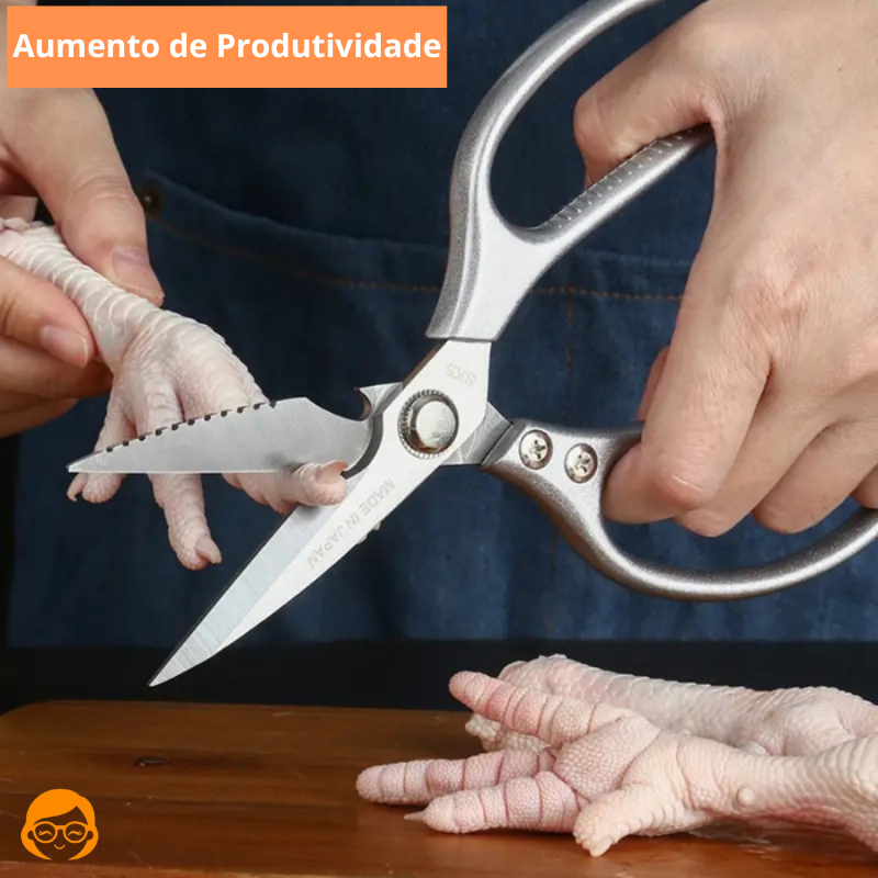 VersaCut - Tesoura Reforçada de Cozinha Multiuso - Entrega Grátis