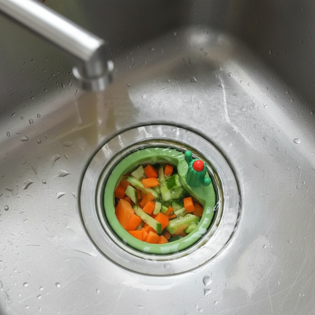 Cactus - Filtro Drenagem de Pia Com Botão Ejetor - Entrega Grátis