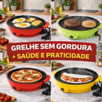 GrilMax - Chapa Elétrica Multifuncional Assadeira Com Revestimento Antiaderente - Entrega Grátis
