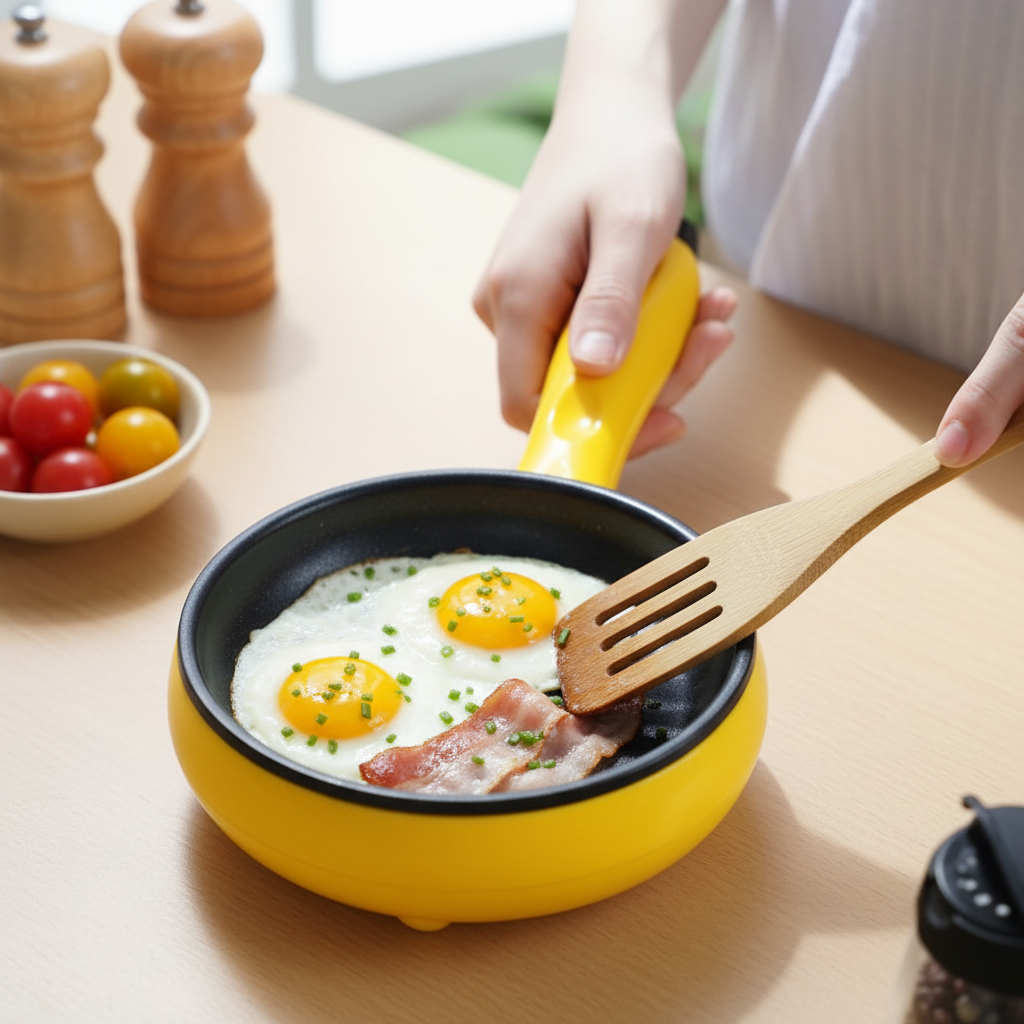 PanFlex - Frigideira Elétrica Antiaderente Com Suporte para Cozinhar até 14 Ovos - Entrega Grátis