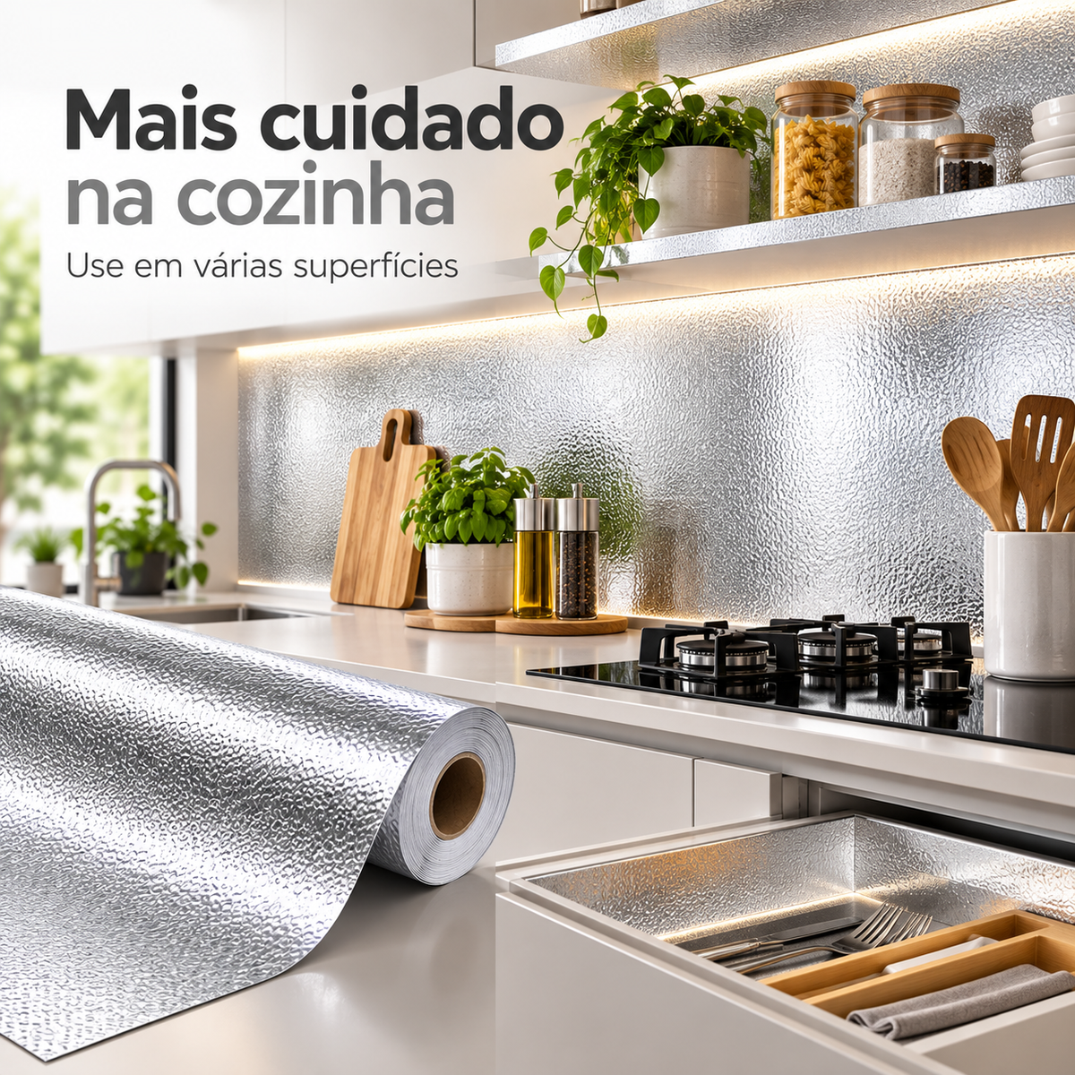 StickClean - Adesivos Impermeáveis à Prova D'água e Óleo Para Cozinha - Entrega Grátis