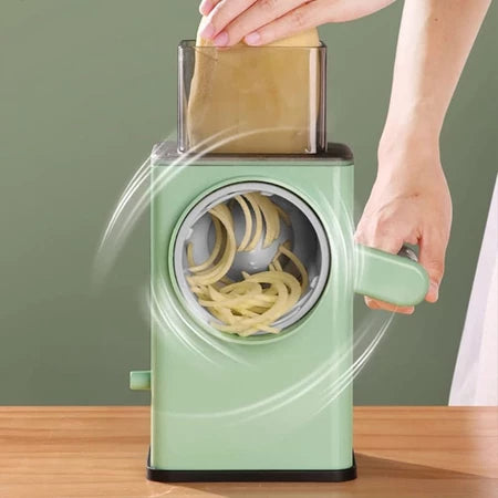 FatiaMax - Cortador de Legumes Giratório Multifuncional 3 Lâminas - Entrega Grátis