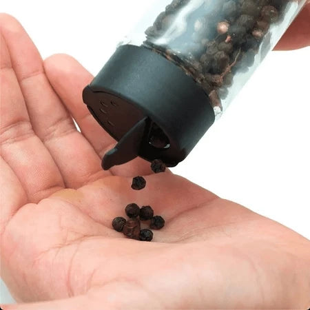 Kit Potes Tempero e Condimentos 100ml Com Tampa Dosadora + Caneta e Etiquetas Brinde  - Entrega Grátis