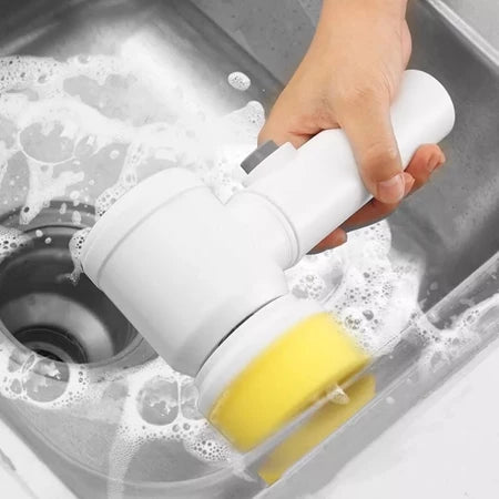 BrushClean - Escova de Limpeza 5 em 1 Sem Fio Prática - Entrega Grátis