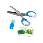 EasyCut - Tesoura Multiuso de Cozinha 5 Lâminas - Entrega Grátis