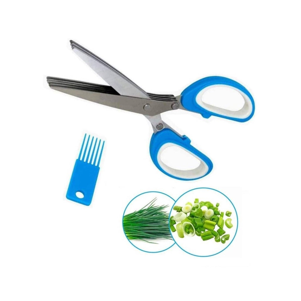 EasyCut - Tesoura Multiuso de Cozinha 5 Lâminas - Entrega Grátis