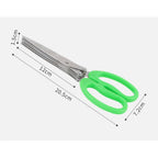 EasyCut - Tesoura Multiuso de Cozinha 5 Lâminas - Entrega Grátis