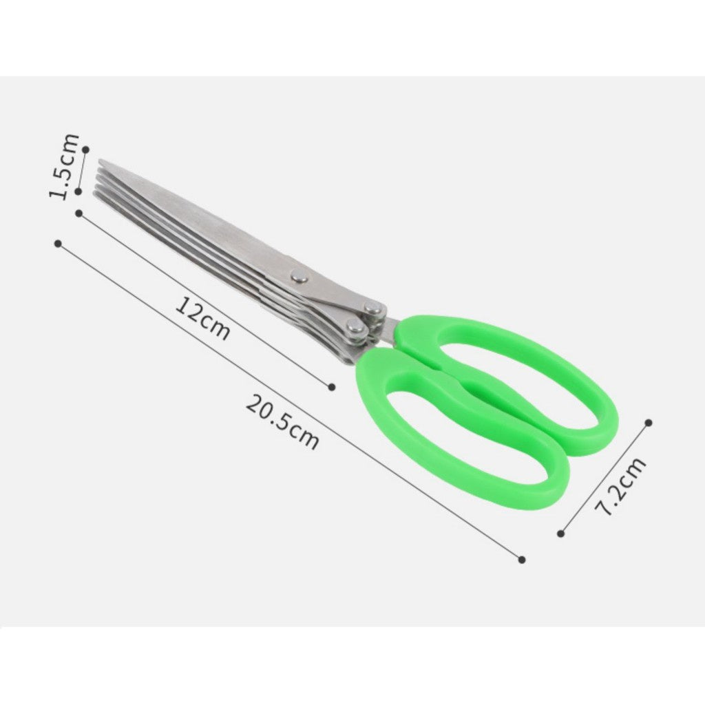 EasyCut - Tesoura Multiuso de Cozinha 5 Lâminas - Entrega Grátis