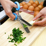 EasyCut - Tesoura Multiuso de Cozinha 5 Lâminas - Entrega Grátis