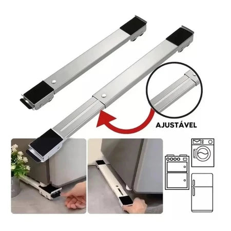 RodaMax – Suporte Deslizante com Rodinhas - Entrega Grátis